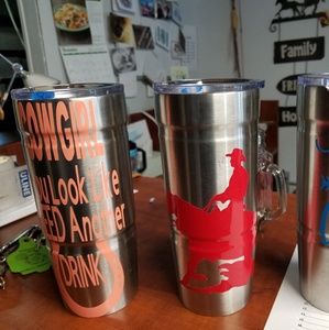 Stainless steel tumblers sold separately